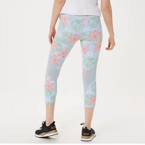 Tracy Anderson for G.I.L.I. Printed Crop Leggings - Picture 2 of 4